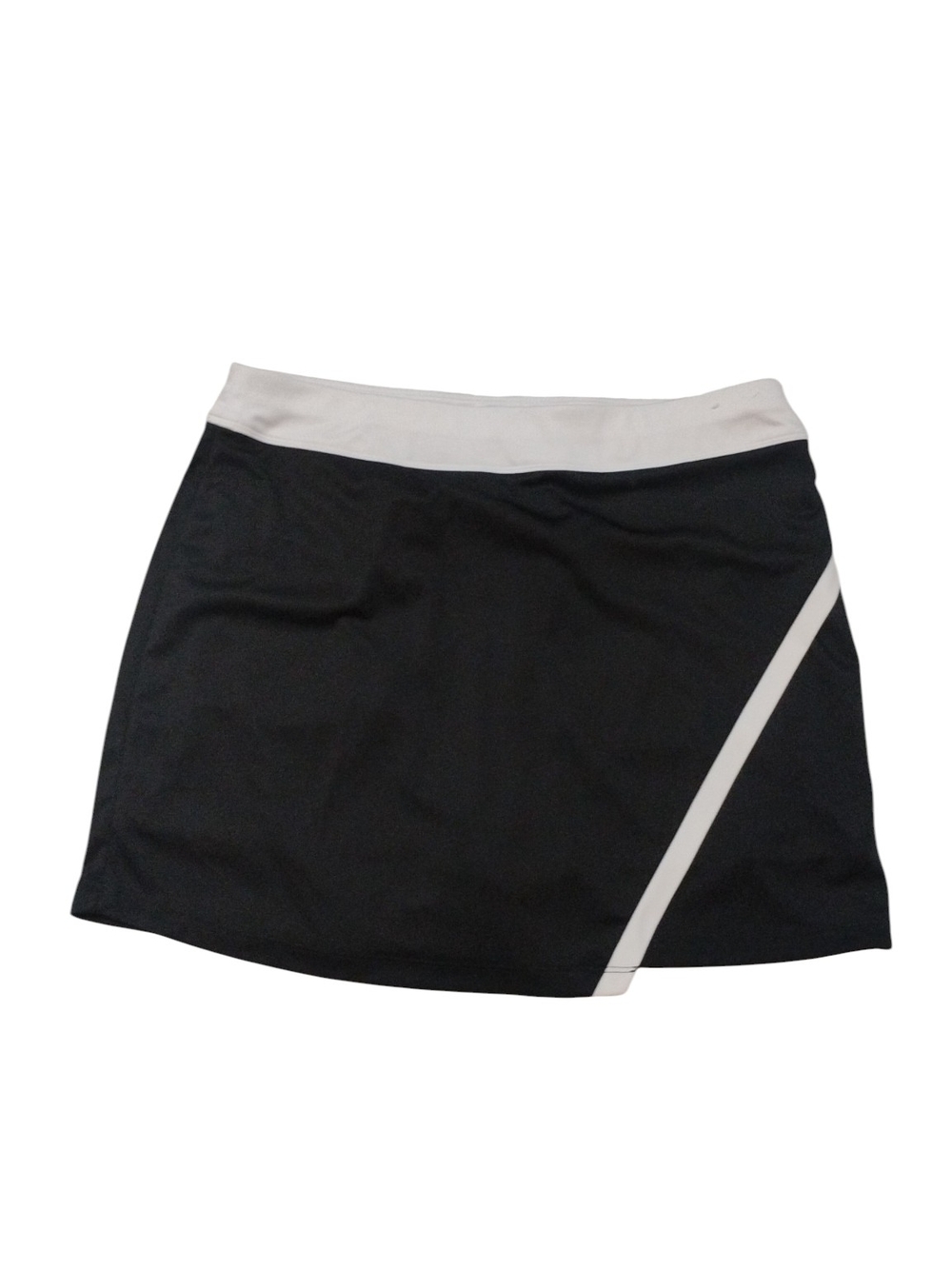 Callaway Black Mini Skirt with White Waistband SZ L - Picture 1 of 4